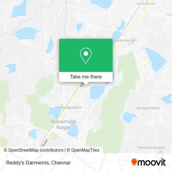 Reddy's Garments map