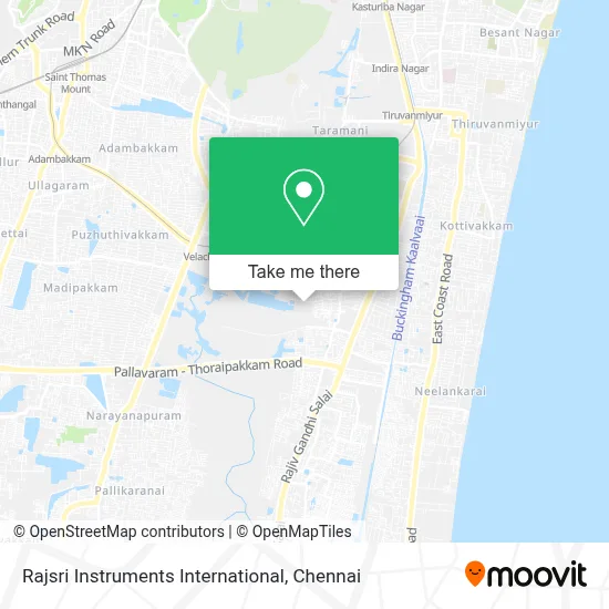 Rajsri Instruments International map