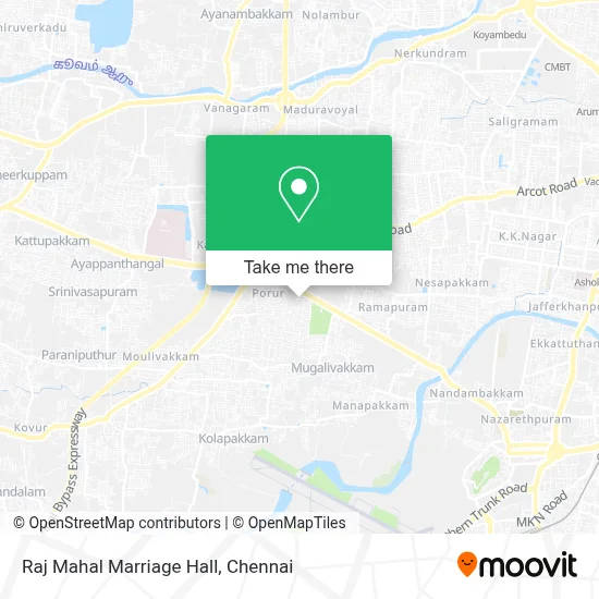 Raj Mahal Marriage Hall map