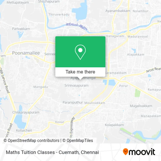 Maths Tuition Classes - Cuemath map