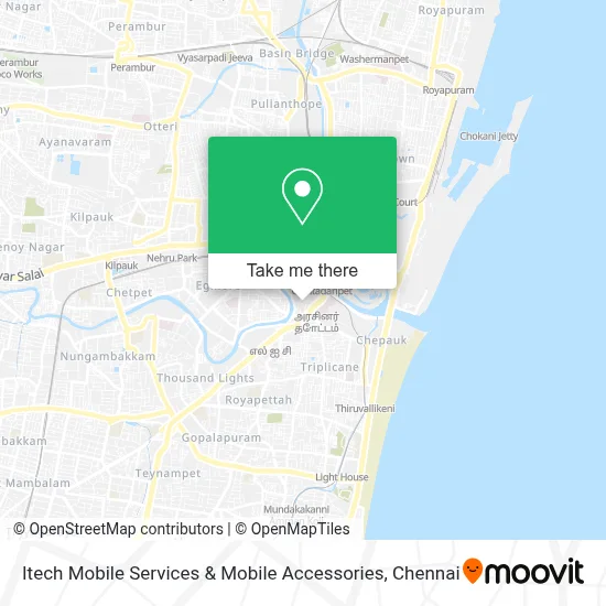 Itech Mobile Services & Mobile Accessories map