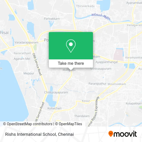 Rishs International School map