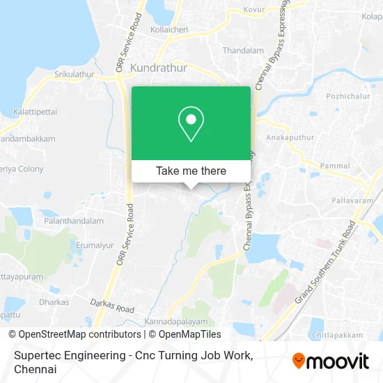 Supertec Engineering - Cnc Turning Job Work map