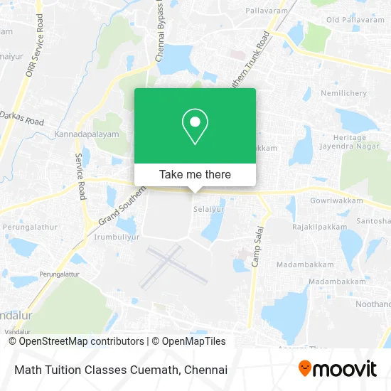 Math Tuition Classes Cuemath map