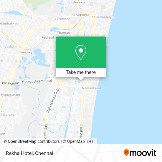 Rekha Hotel map