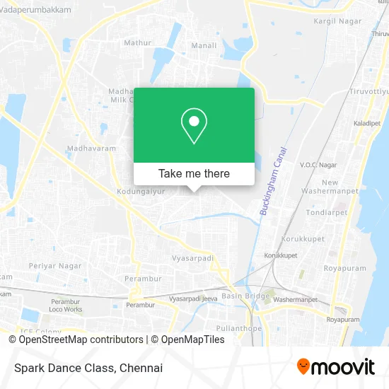 Spark Dance Class map