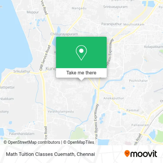 Math Tuition Classes Cuemath map