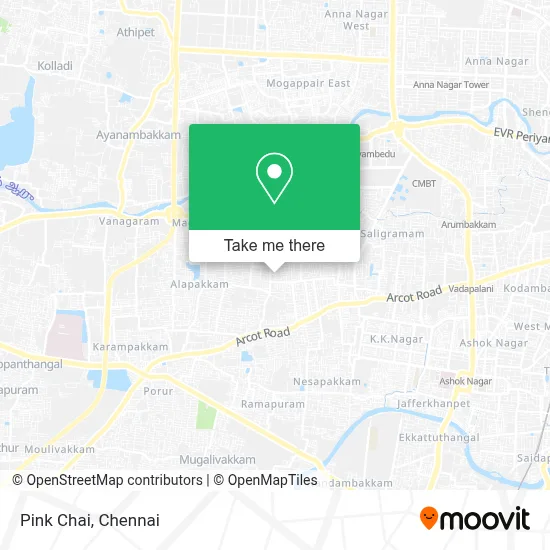 Pink Chai map