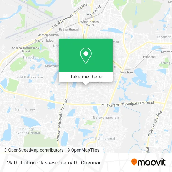 Math Tuition Classes Cuemath map