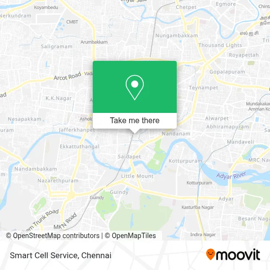 Smart Cell Service map