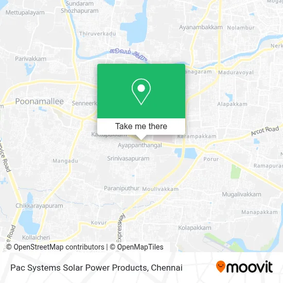 Pac Systems Solar Power Products map