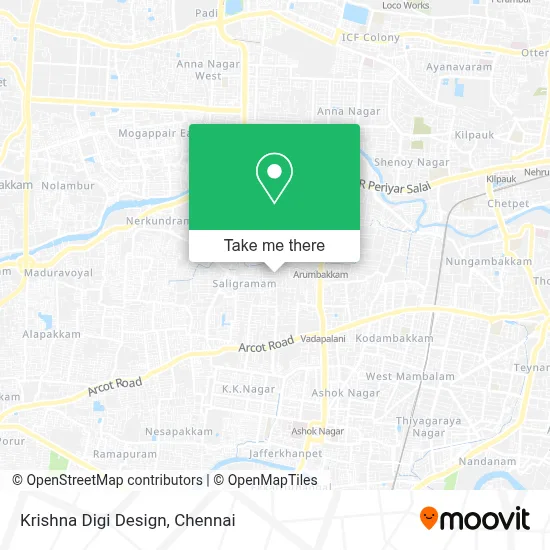 Krishna Digi Design map