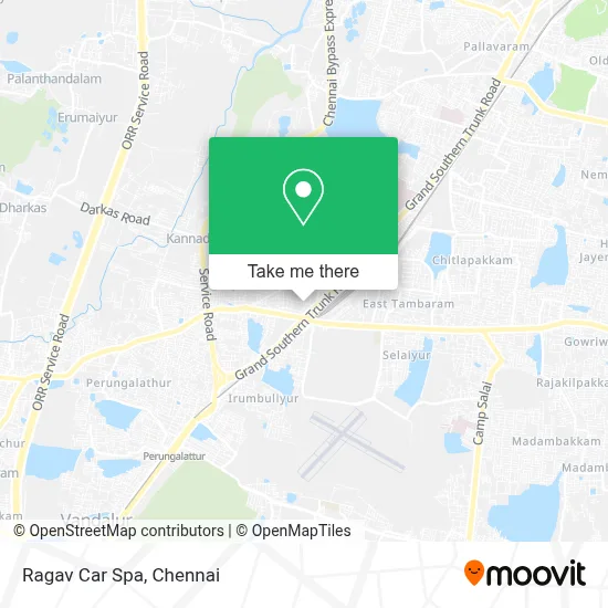 Ragav Car Spa map
