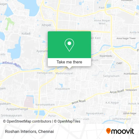 Roshan Interiors map