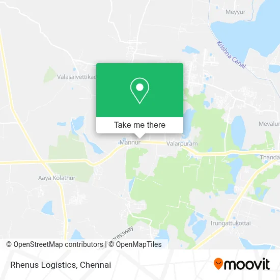 Rhenus Logistics map
