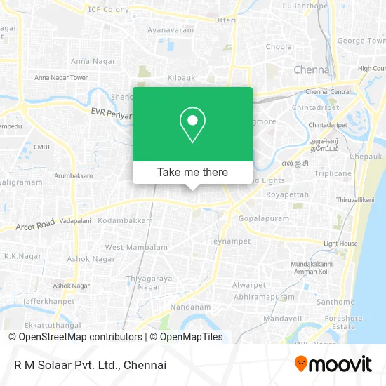R M Solaar Pvt. Ltd. map