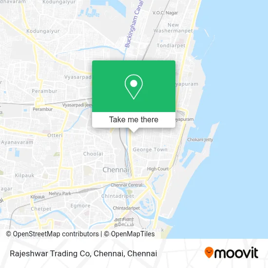 Rajeshwar Trading Co, Chennai map