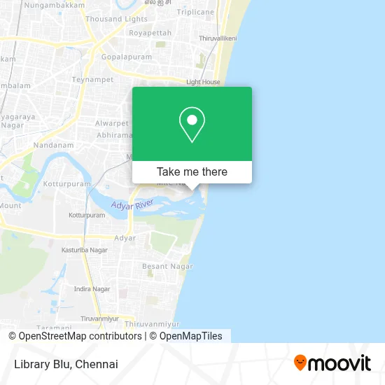 Library Blu map