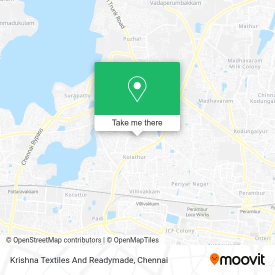 Krishna Textiles And Readymade map