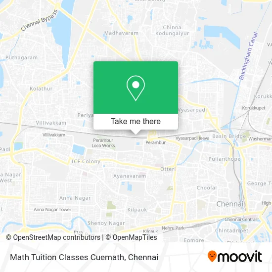 Math Tuition Classes Cuemath map