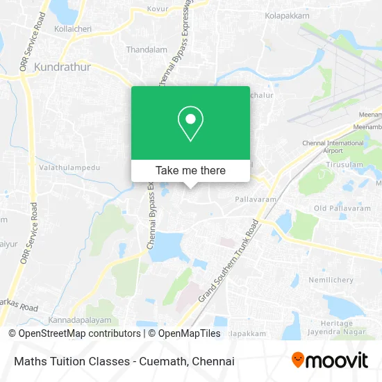 Maths Tuition Classes - Cuemath map