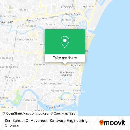 Ssn School Of Advanced Software Engineering map