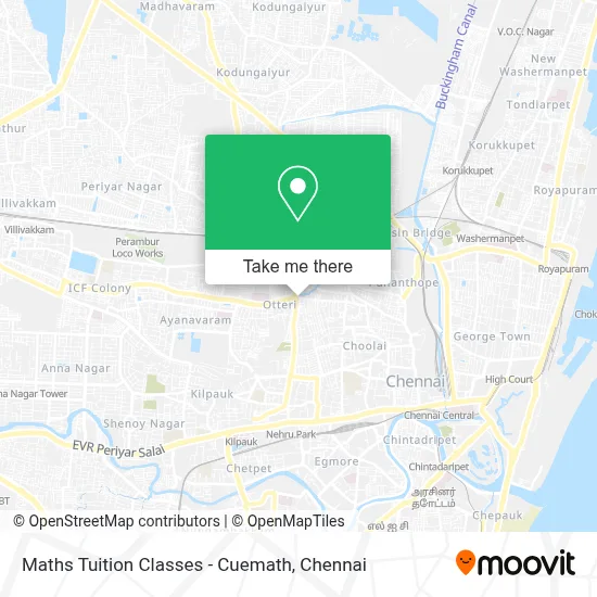 Maths Tuition Classes - Cuemath map