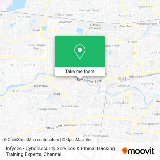 Infysec - Cybersecurity Services & Ethical Hacking Training Experts map