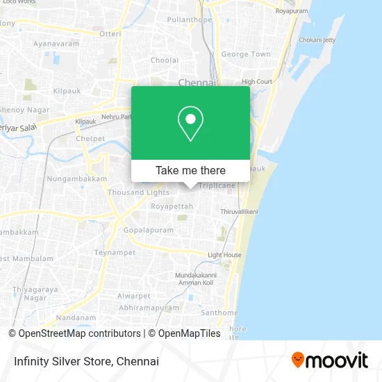 Infinity Silver Store map