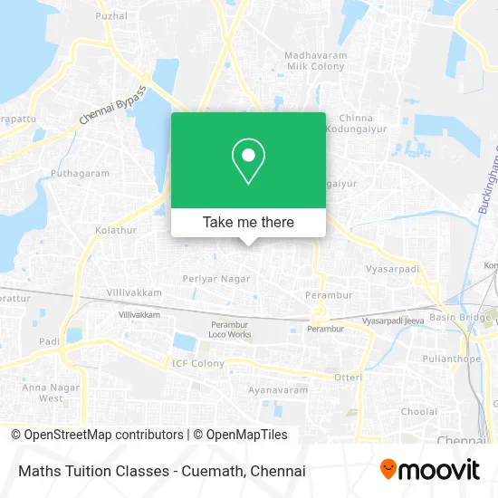 Maths Tuition Classes - Cuemath map