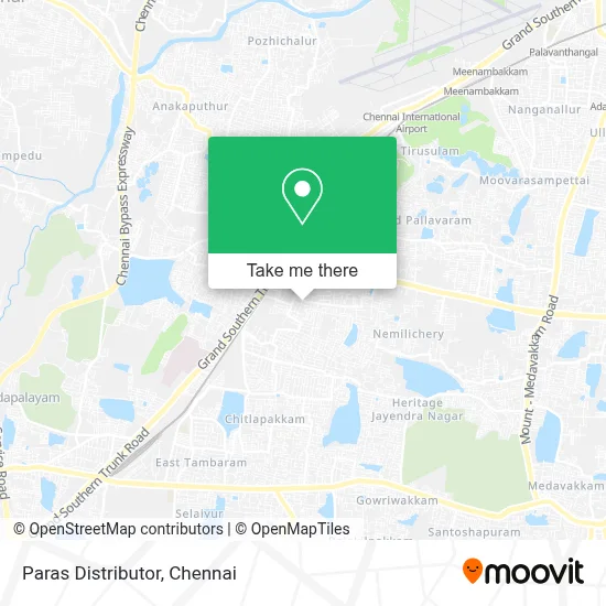 Paras Distributor map