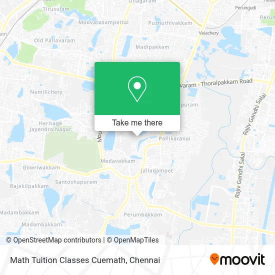 Math Tuition Classes Cuemath map