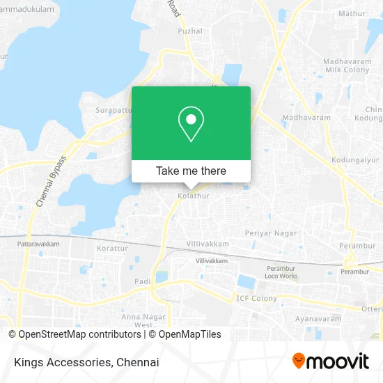 Kings Accessories map