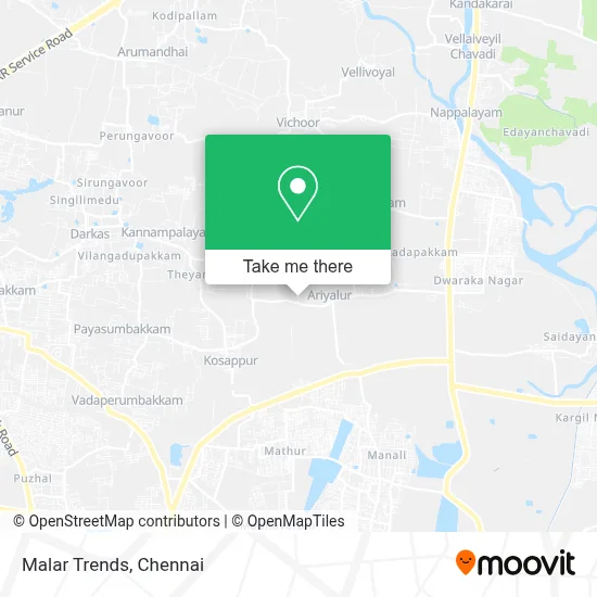 Malar Trends map