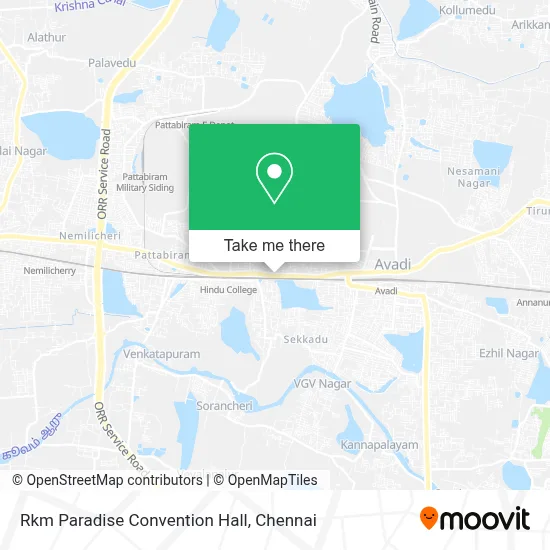 Rkm Paradise Convention Hall map