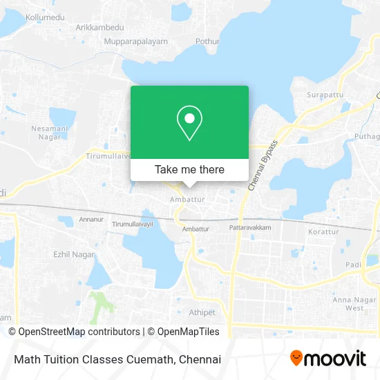 Math Tuition Classes Cuemath map