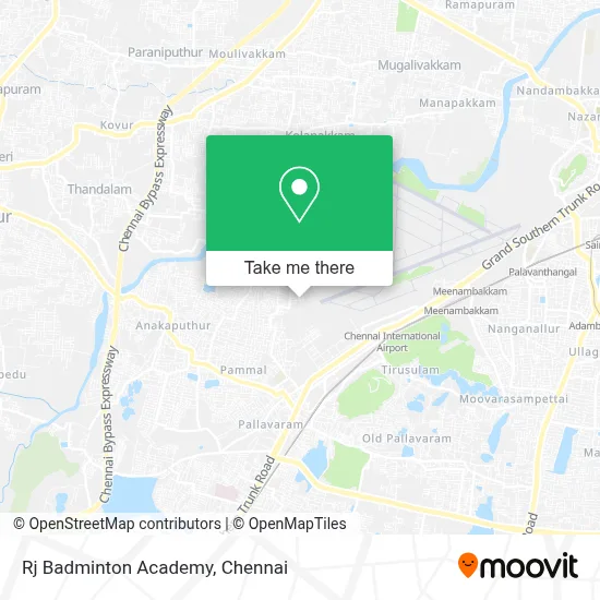 Rj Badminton Academy map