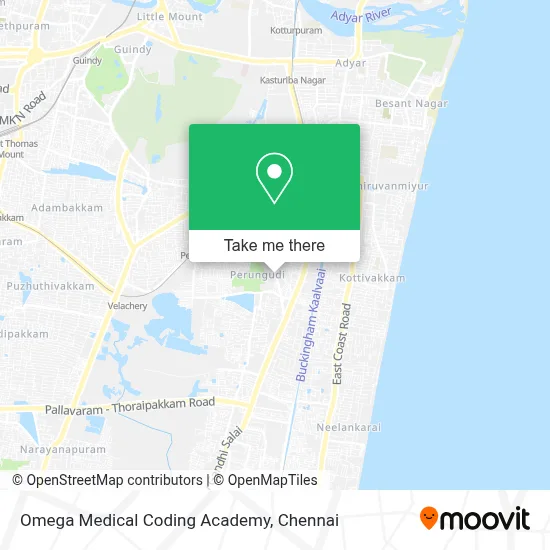 Omega Medical Coding Academy map