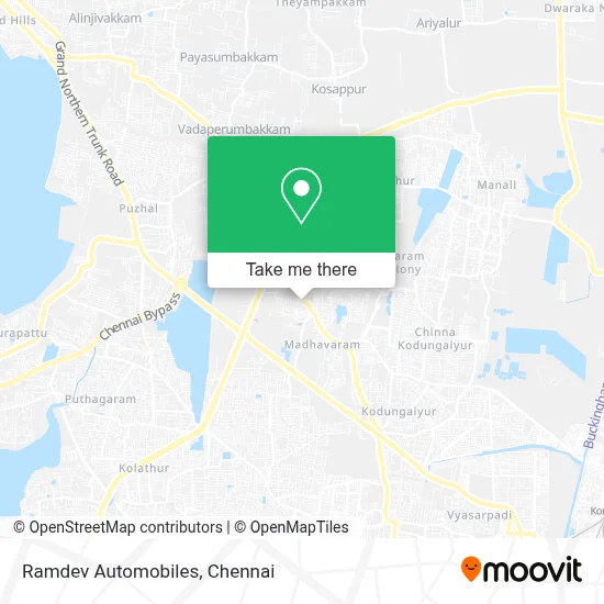 Ramdev Automobiles map