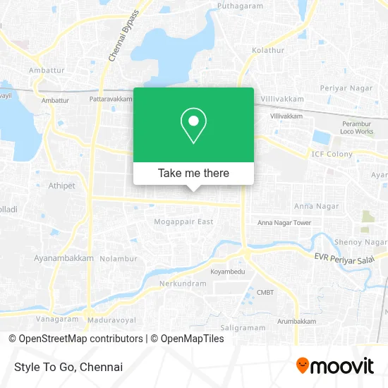 Style To Go map