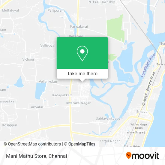 Mani Mathu Store map