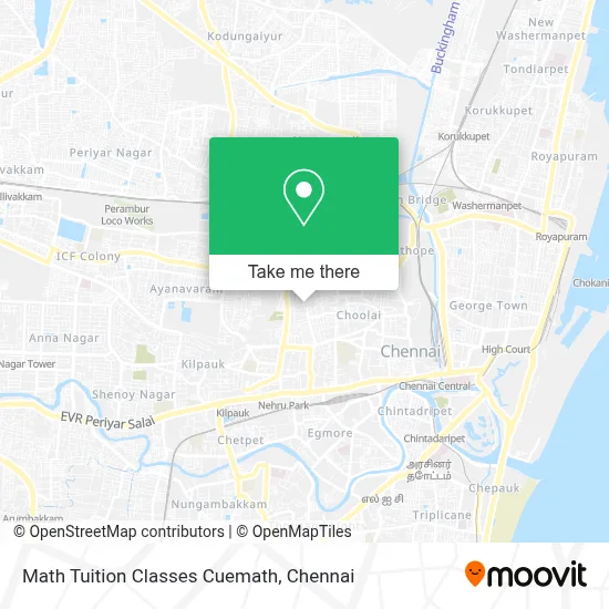 Math Tuition Classes Cuemath map