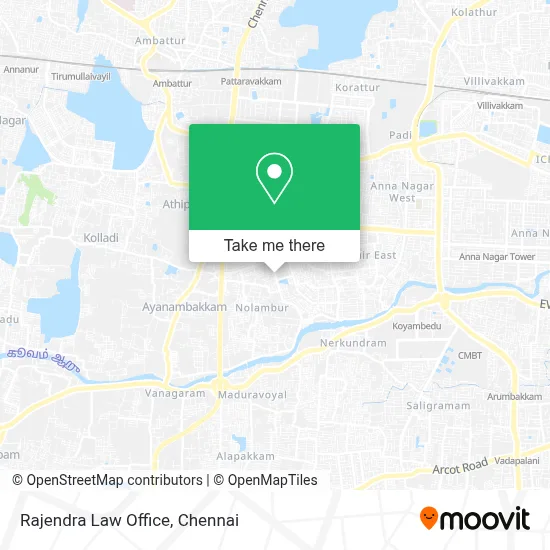 Rajendra Law Office map