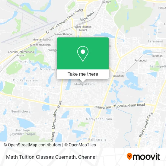 Math Tuition Classes Cuemath map