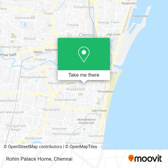 Rohin Palace Home map