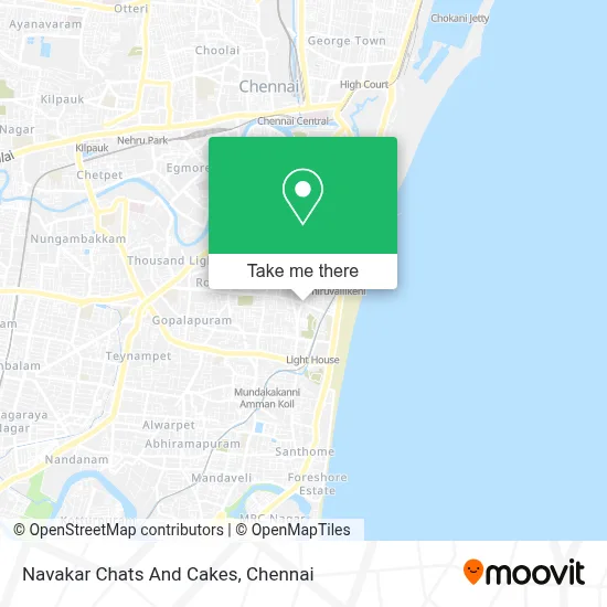 Navakar Chats And Cakes map