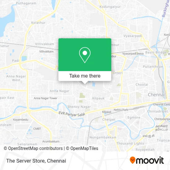 The Server Store map