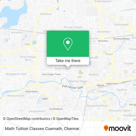 Math Tuition Classes Cuemath map