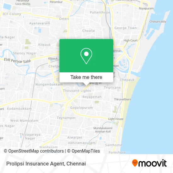 Prolipsi Insurance Agent map
