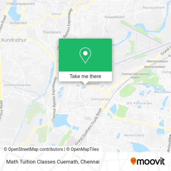 Math Tuition Classes Cuemath map